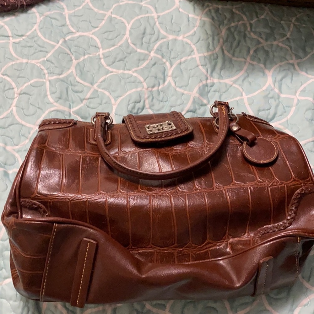 Used bueno burgundy crossbody bag